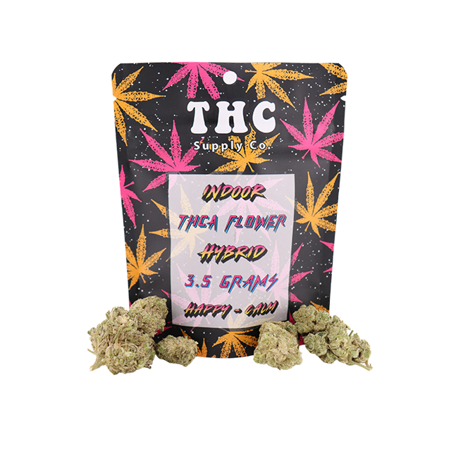 THCSC Indoor THCA Hemp Flower 3.5g / Hybrid / Baggio Gelato